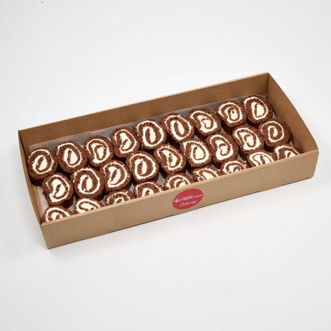 Chocolate Roulade - Sliced (28)