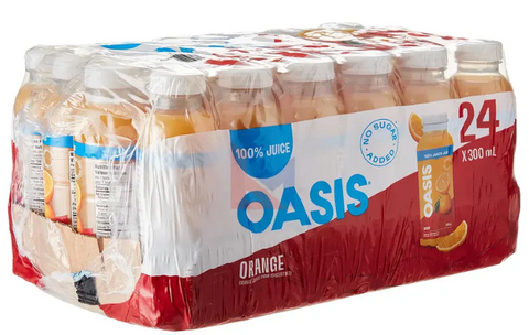 Oasis Orange Juice (24 x 300ml per case)